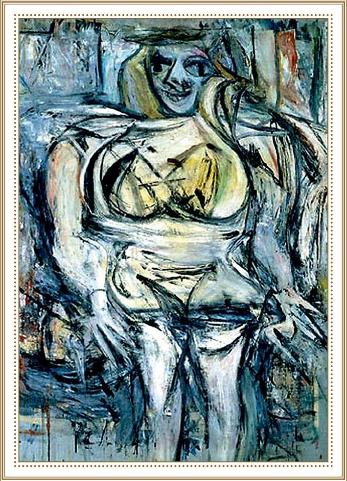 Женщина 3. Виллем де Кунинг