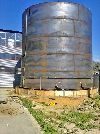 Резервуар вертикальный стальной РВС 